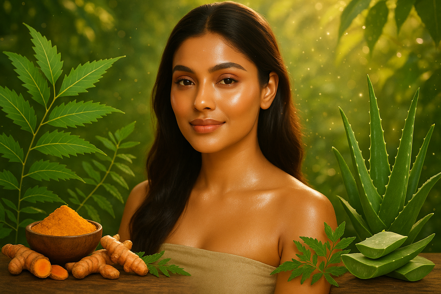 powered by nature made to glow indian female sirath herbals
